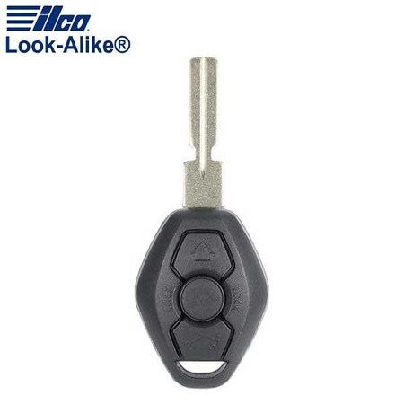 Ilco LAL RHK-BMW-3B2 BMW EWS 3 Button Remote Head Key (4 Track/LX8FZV) ILCO-AX00012380